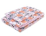 Juego de Cama 2 Piezas My Sweet Baby - Gatos Grises y Rosas