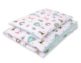 Juego de Ropa de Cuna My Sweet Baby - 2 Piezas Zorro Beige/Menta