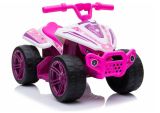 Quad eléctrico TR1805 blanco-rosa