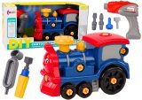 Locomotora de dibujos animados DIY azul marino