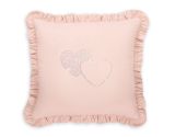 Decorative Pillow With Application - Powder Pink