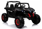 Jeep XMX603 Lean Cars negro con tablero iluminado, vista frontal