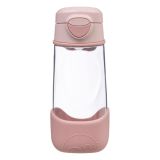 Botella B.box en rosa con silicona, perfecta para niños