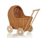 Carrito de muñecas de mimbre My Sweet Baby - Natural