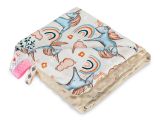 Manta Minky Wonderland Beige de Sensillo con textura suave