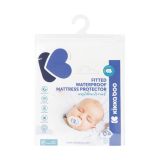 Protector de Colchón Ajustable Antibacteriano Kikkaboo 60/120/15 cm