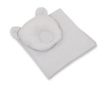 Juego de capazo con Almohada - My Sweet Baby - 2 Piezas - gris claro