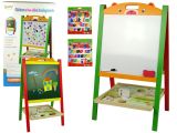 Pizarra 2 en 1 Lean toys con letras, números e imanes