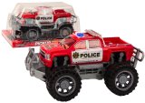 Coche de Policía Pickup Rojo Off-Road