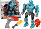 Robot Tornillo con Luz y Sonido Turquesa