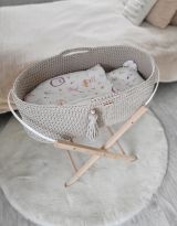 Moisés Boho Hecho a Mano My Sweet Baby - Beige Claro