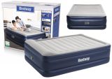 Colchón Inflable Doble con Bomba Bestway 203x152x61 cm