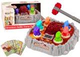 Juego Arcade Golpea al Topo Dinosaurios con Efectos de Volcán