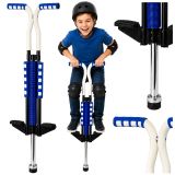 Pogo Stick Palo Saltarín Infantil Hasta 70 kg Azul