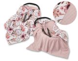 Manta Doble Cara para Silla de Coche My Sweet Baby - Sueños de Flores