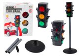 Semáforo interactivo con luces y sonido de Lean toys.