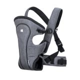Portabebés Kikkaboo Tess Gris - Ergonomía y Comodidad
