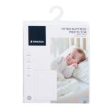 Protector de colchón ajustable Kikkaboo de algodón orgánico 60/120/15 cm