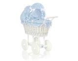 Cochecito de Muñecas Mimbre Blanco My Sweet Baby