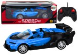Coche Deportivo Teledirigido RC 1:18 Color Azul