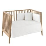 Conjunto de cuna Cambrass en color crema con diseño nórdico y suave