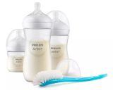 Biberones naturales Philips avent diseñados para imitar el pecho materno.