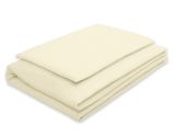 Juego de Sábanas para Cuna My Sweet Baby - Corazones Colgantes Crema