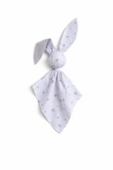 Manta Doudou Conejito Suave My Sweet Baby - Estrellas Grises