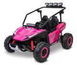 Buggy eléctrico Toyz Reptile rosa con luces LED
