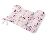 Bumper Universal para Cuna My Sweet Baby - Erizos Rosa