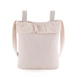 Bolso maternal Bohem Cloe Cambrass rosa, vista frontal