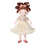 Muñeca Polly Cuddly Doll Babyono en su encantador vestido rosa.