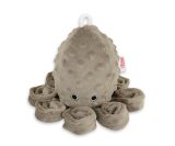 Octopus Cuddly con Sonajero My Sweet Baby - Marrón con Puntos