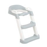 Asiento de inodoro con escalera Kikkaboo - Lea Gris