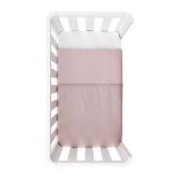 Funda nórdica minicuna Unic Cambrass color rosa, vista frontal