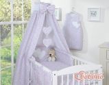 Dosel de Cuna My Sweet Baby - Corazones y Flores Rosa