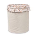 Cesta para Juguetes Sensillo Bloom Beige, Algodón Seguro