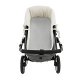 Cubrecapazo reversible Regent Cambrass color crema, vista frontal