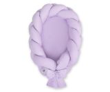 Nido trenzado 2 en 1 Lilac de My Sweet Baby para bebé