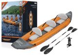 Kayak inflable Bestway mostrando su diseño y tamaño