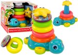 Tortuga Montable Pirámide 2 en 1 con Sonidos y Luces