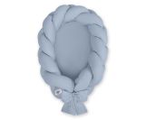 Braided Baby Nest 2 In 1 - Pastel Blue