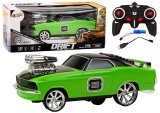 Coche de Control Remoto 1:18 Drift 360 Verde con Sonidos