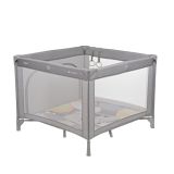 Parque Cuna Enjoy Cat Gris Kikkaboo - Ideal hasta 36 meses