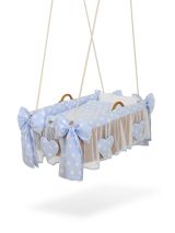 Cuna colgante de mimbre My Sweet Baby - Puntos Celestes