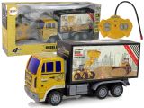 Camión de Construcción Control Remoto 1:24 Amarillo