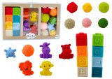 Bloques de Baño Educativos Suaves 20 Piezas Formas de Animales