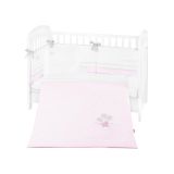 Juego de cama bordado 6 piezas Kikkaboo Dream Big Rosa