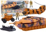 Set Militar Tanque Helicóptero Paracaidista con Sonidos