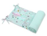 Protector de Cuna My Sweet Baby Universal Bumper Moons Mint